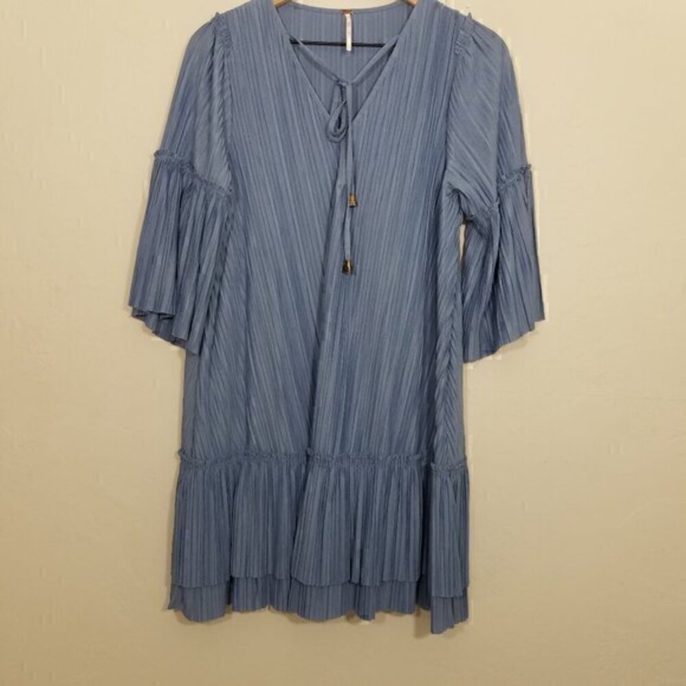 Free People Mini Dress Blue Size S